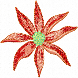 Flowers Embroidery Design 7